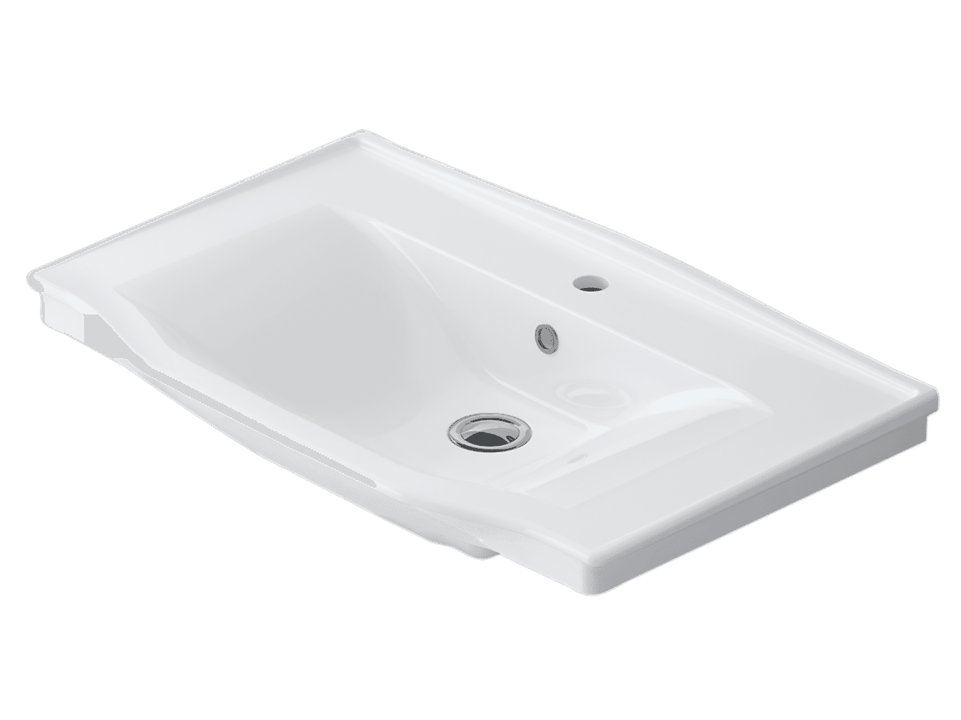 Neo Classic Tezgah Üstü / Dolap Uyumlu Lavabo 50x80