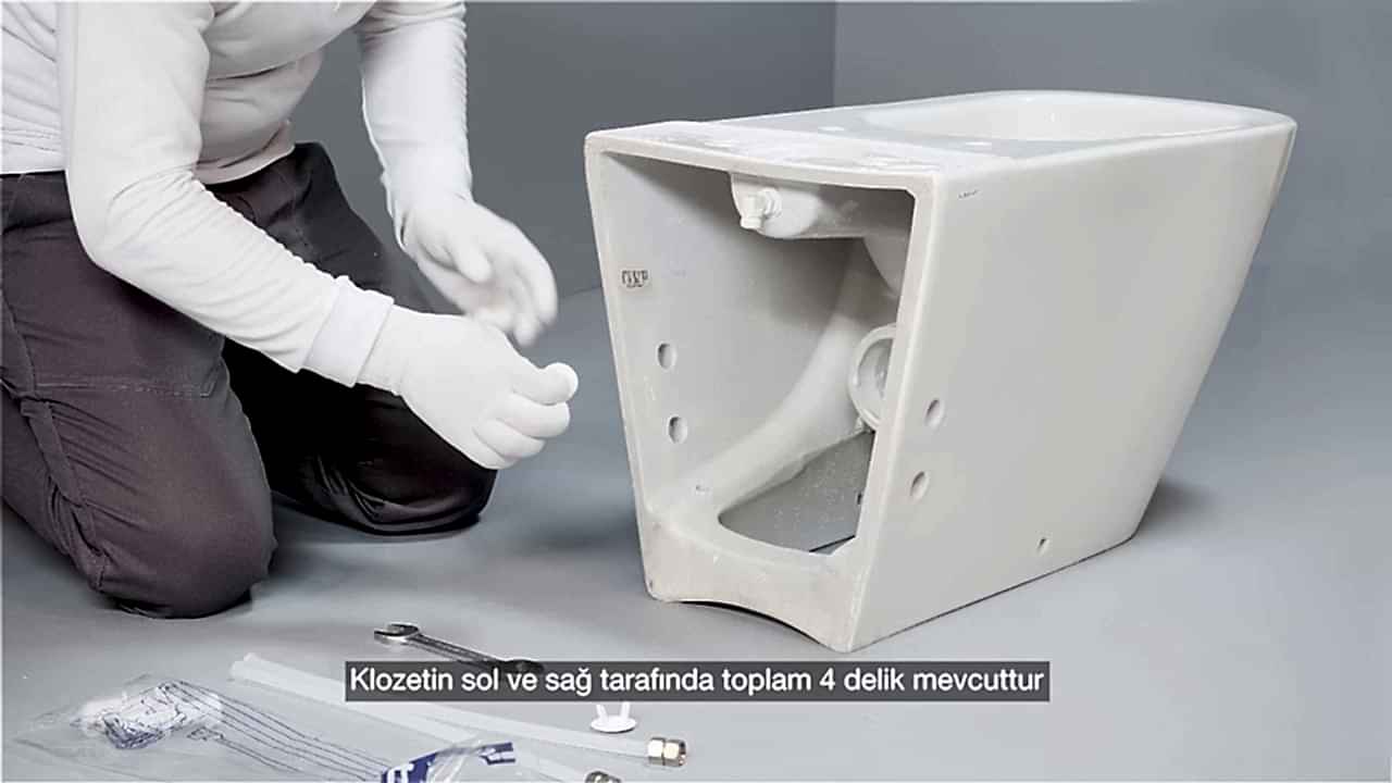 Duvara Sıfır Klozet Montajı